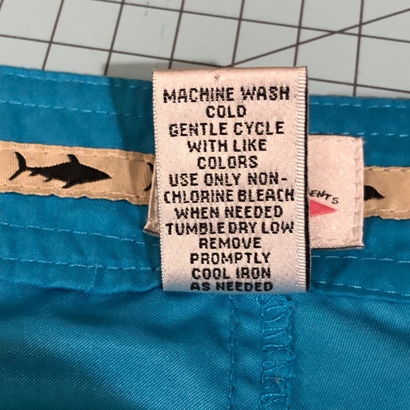 1018/ Against The Elements Blue Swin Shorts, Cover Up, Sz 10, Ex Cond. - Picture 6 of 7